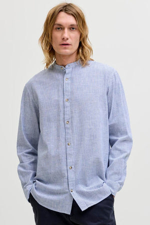 Jack & Jones Summer Shirt Linen Blend Band LS Infinity