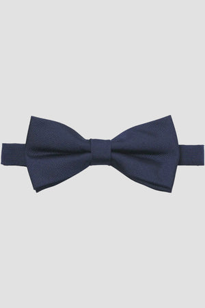 Jack & Jones Solid Structured Bowtie Navy Blazer