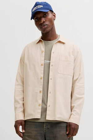 Jack & Jones Tristian Overshirt LS Moonbeam
