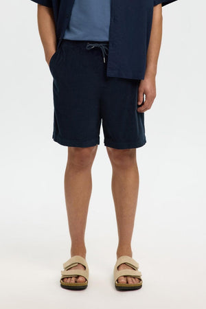 Selected Regular Jace Corduroy Shorts Sky Captain
