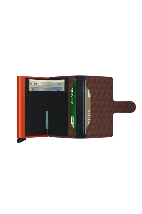 Secrid Miniwallet Brown Orange