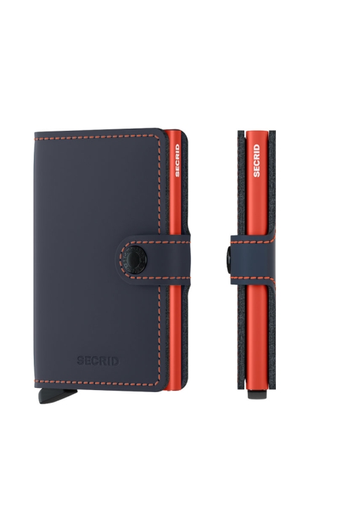 Secrid Miniwallet Night Blue-Orange