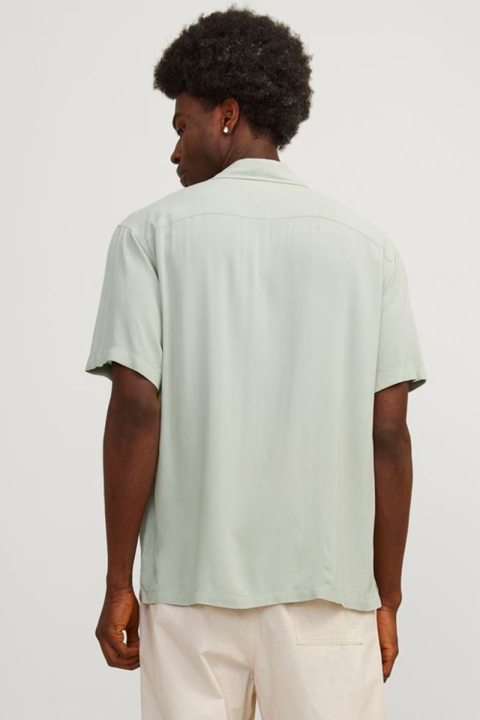 Jack & Jones Jeff Solid Resort Shirt SS Desert Sage