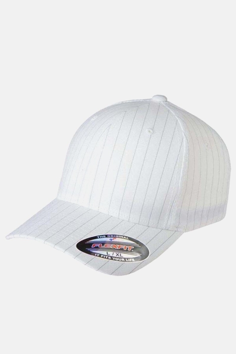 Flexfit Pinstripe Cap White