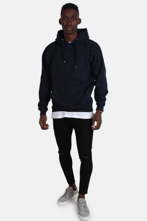 Basic Brand Hooded Sweat Blue Navy