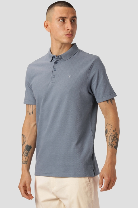 Clean Cut Copenhagen Silkeborg Stretch Polo Dusty Blue