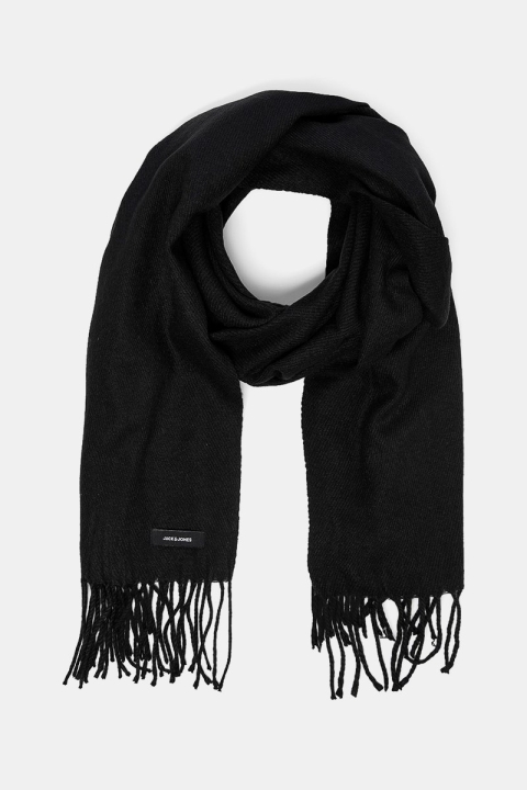 Jack & Jones SOLID WOVEN SCARF Black