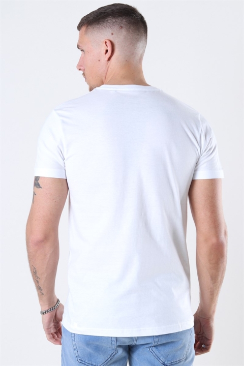 Basic Brand Cam T-shirt 6-Pack White