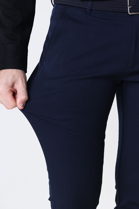 Solid Frederic Pants Navy Blazer