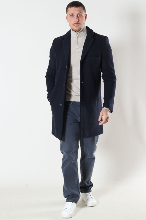 ONLY & SONS JAYLON WOOL COAT OTW Dark Navy