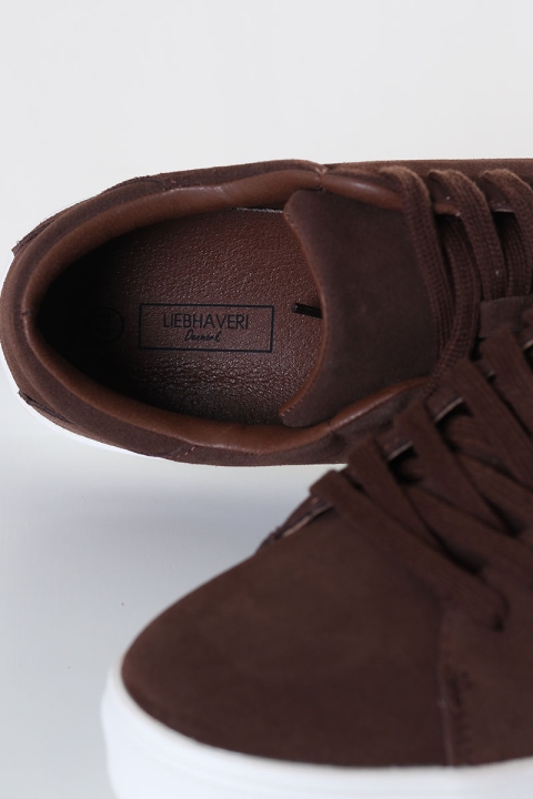 Liebhaveri Liberty Sneaker Suede Walnut