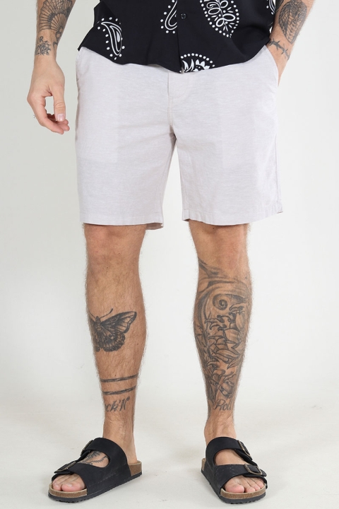 Jack & Jones Kane Summer Linen Jogger Shorts Crockery Melange