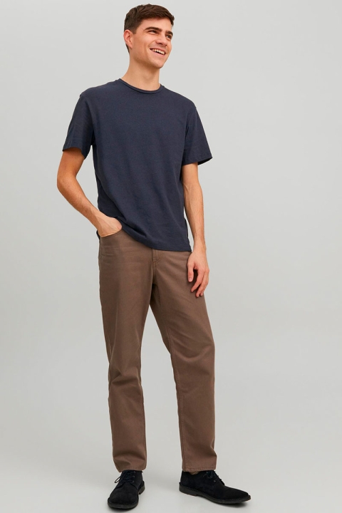 Jack & Jones Soft Linen Tee SS Crew Perfect Navy