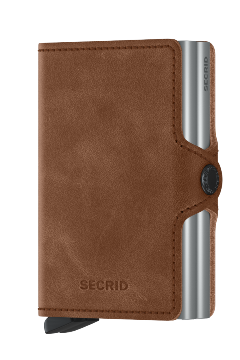 Secrid Twinwallet Cognac-Silver