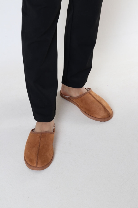 Jack & Jones JFWDUDELY MICROFIBER SLIPPER ALMOND Almond