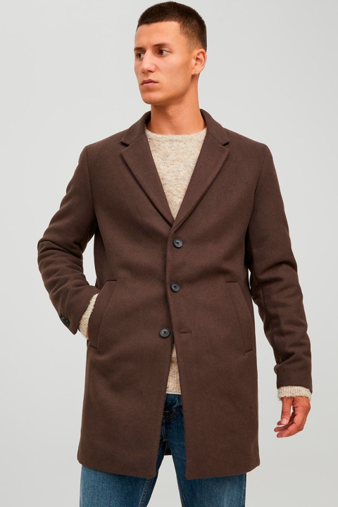 Jack & Jones MOULDER WOOL COAT  Mulch