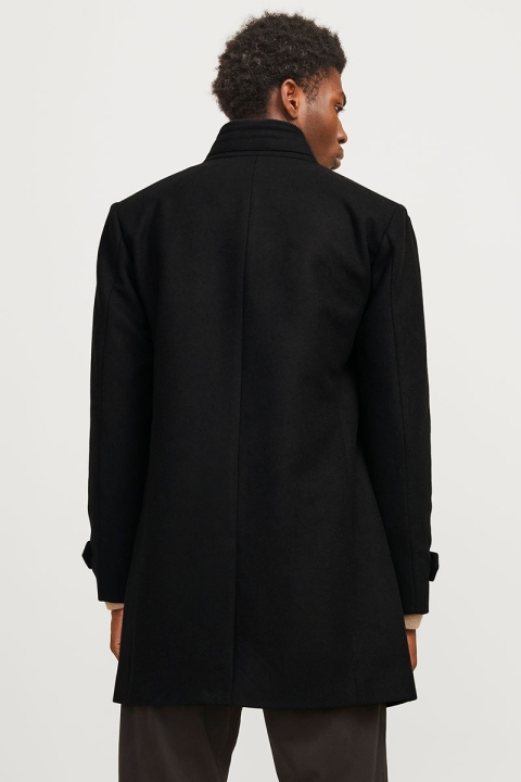 Jack & Jones Melton Wool Coat Black