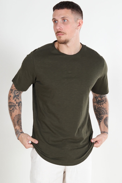 Jack & Jones JJEBASHER TEE O-NECK SS NOOS Forest Night REG