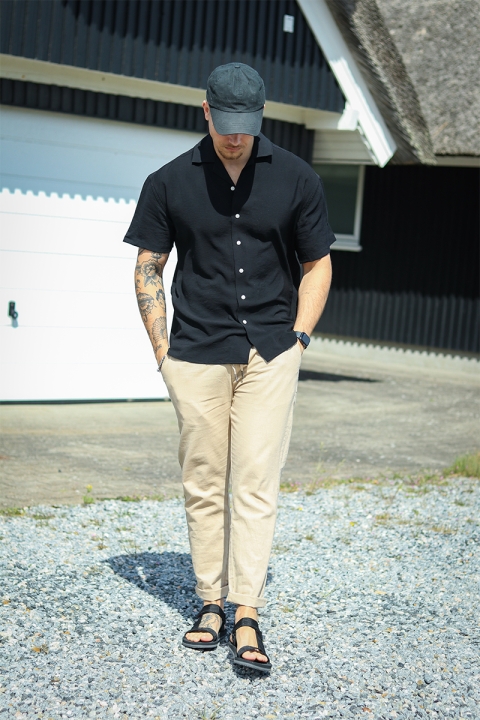 Clean Cut Copenhagen Barcelona Cotton Linen Pants Khaki