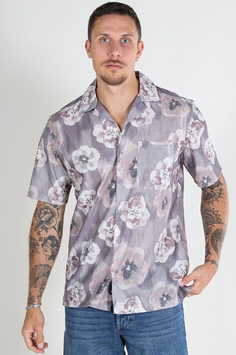 ONLY & SONS Noy Regular Resort AOP SS Shirt Moonstruck