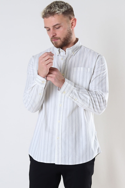 Selected SLHREGRICK-OX FLEX SHIRT LS W NOOS Ultimate Grey