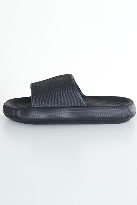 Basic Brand Soft Beach Sandal Black