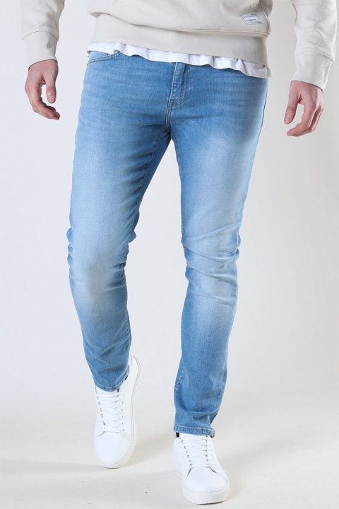 ONLY & SONS Loom Slim Jeans One Light Blue Denim