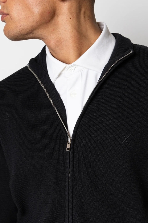 Clean Cut Copenhagen Oscar Cardigan Black