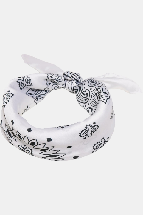 Urban Classics Satin Bandana 2-Pack Black/White