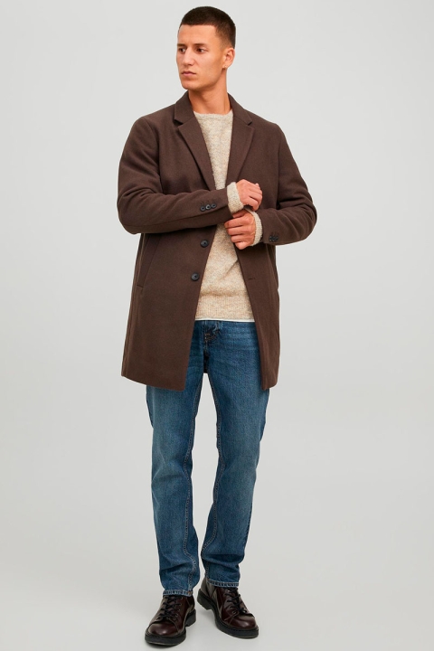 Jack & Jones MOULDER WOOL COAT  Mulch