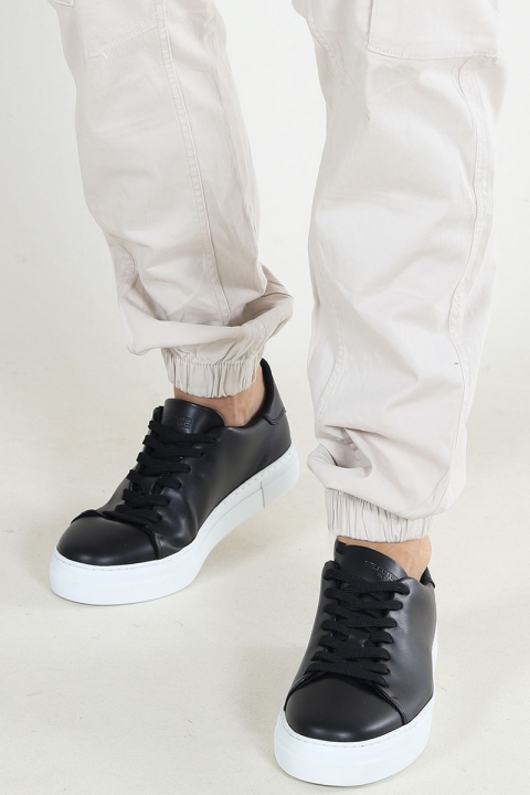 Selected DAVID CHUNKY LEATHER SNEAKER Black