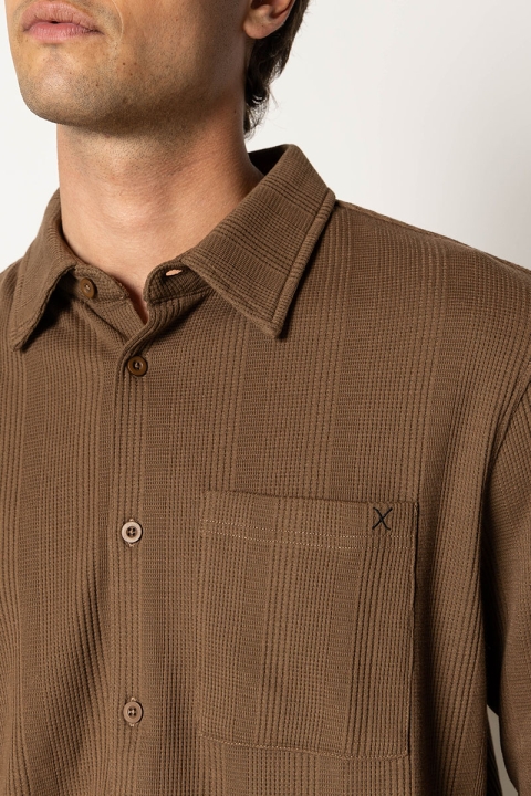 Clean Cut Copenhagen Viggo shirt Brown