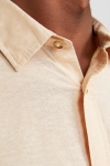 Jack & Jones Summer Linen Shirt LS Apricot Ice