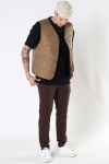 Jack & Jones JPRBLAROCCO QUILTED GILET Dark Coat Khaki