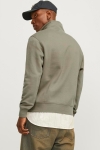 Jack & Jones Vesterbro Sweat Half Zip Silver Sage