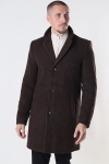 ONLY & SONS Jaylon Wool Coat Hot Fudge