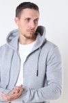 ONLY & SONS CERES ZIP HOODIE SWEAT Light Grey Melange