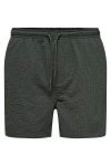 ONLY & SONS Ted Seersucker Swim Shorts Black