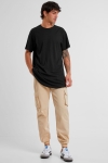 URBAN CLASSICS Shaped Long Tee Black