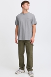 Solid Nojdar Tee Light Grey Melange