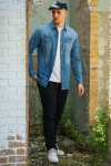 Jack & Jones SHERIDAN SHIRT L/S Medium Blue Slim