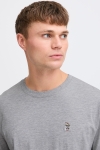 Solid Nojdar Tee Light Grey Melange