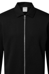 Selected Emanuel Soft Sweat Full Zip Black