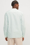 Jack & Jones Summer Band Linen Shirt LS Soothing Sea