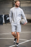 ONLY & SONS CERES SWEAT SHORTS Light Grey Melange