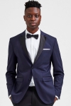 Selected Logan Shawl Tux Blazer Dark Sapphire