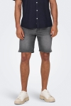 ONLY & SONS Weft Denim Shorts Medium Grey Denim