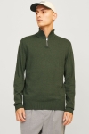 Jack & Jones Emil Knit Half Zip Kombu Green