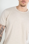 Clean Cut Copenhagen Thomas Knit Tee Ecru