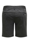 ONLY & SONS MARK SHORTS  Dark Grey Melange